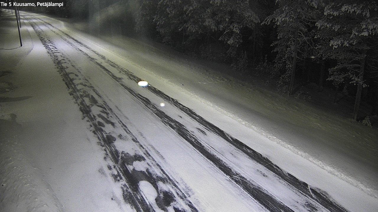 Kelikamerat Kuva Tie 5 Kuusamo, Petäjälampi, Kuusamo, Pohjois-Pohjanmaa