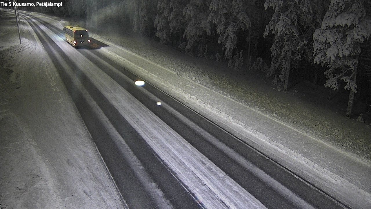 Kelikamerat Kuva Tie 5 Kuusamo, Petäjälampi, Kuusamo, Pohjois-Pohjanmaa