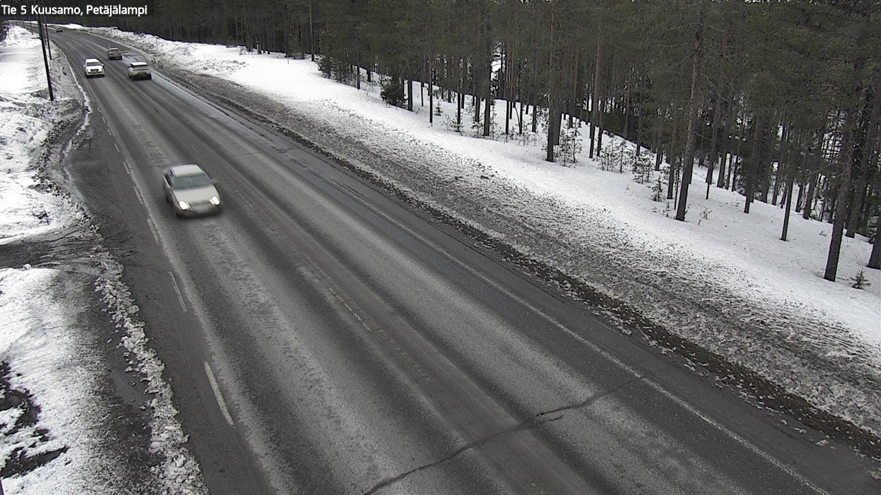 Weather Camera Image Road 5 Kuusamo, Petäjälampi, Kuusamo, Pohjois-Pohjanmaa