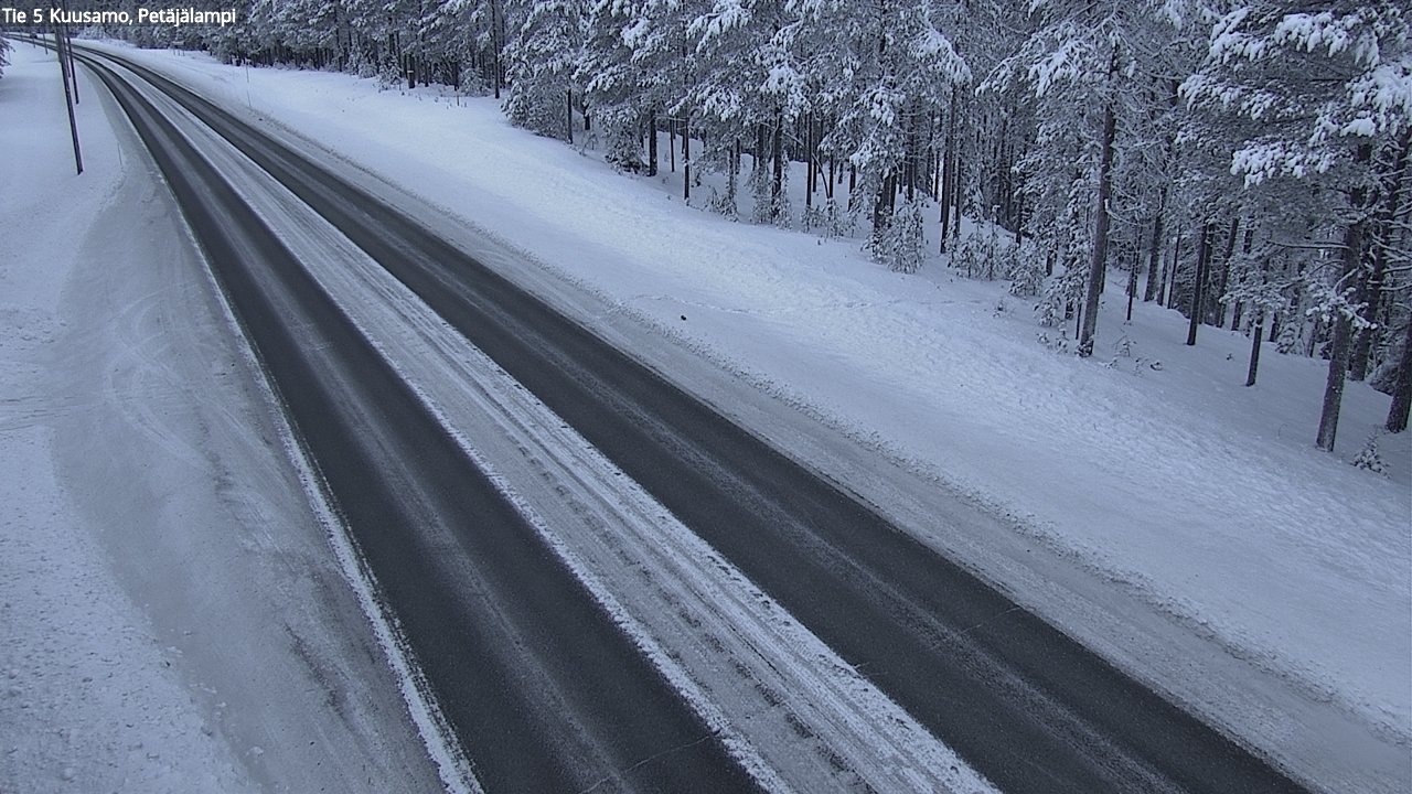 Kelikamerat Kuva Tie 5 Kuusamo, Petäjälampi, Kuusamo, Pohjois-Pohjanmaa
