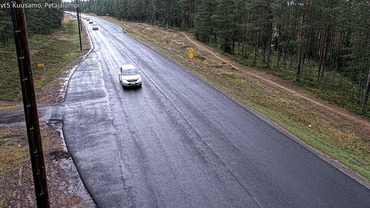 Kelikamerat Kuva Tie 5 Kuusamo, Petäjälampi, Kuusamo, Pohjois-Pohjanmaa