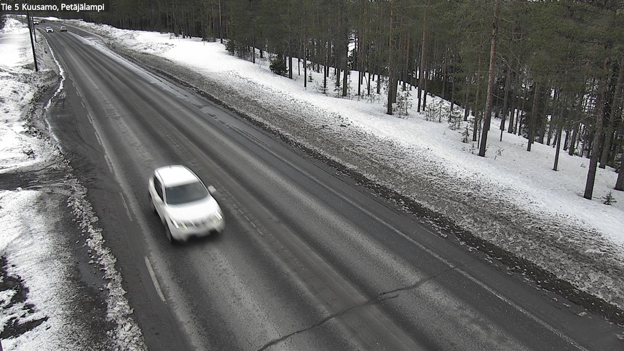 Weather Camera Image Road 5 Kuusamo, Petäjälampi, Kuusamo, Pohjois-Pohjanmaa