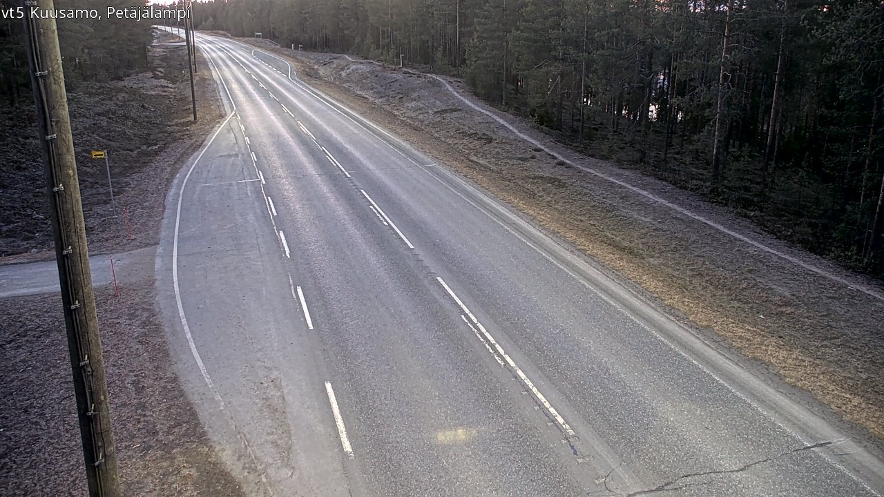 Kelikamerat Kuva Tie 5 Kuusamo, Petäjälampi, Kuusamo, Pohjois-Pohjanmaa