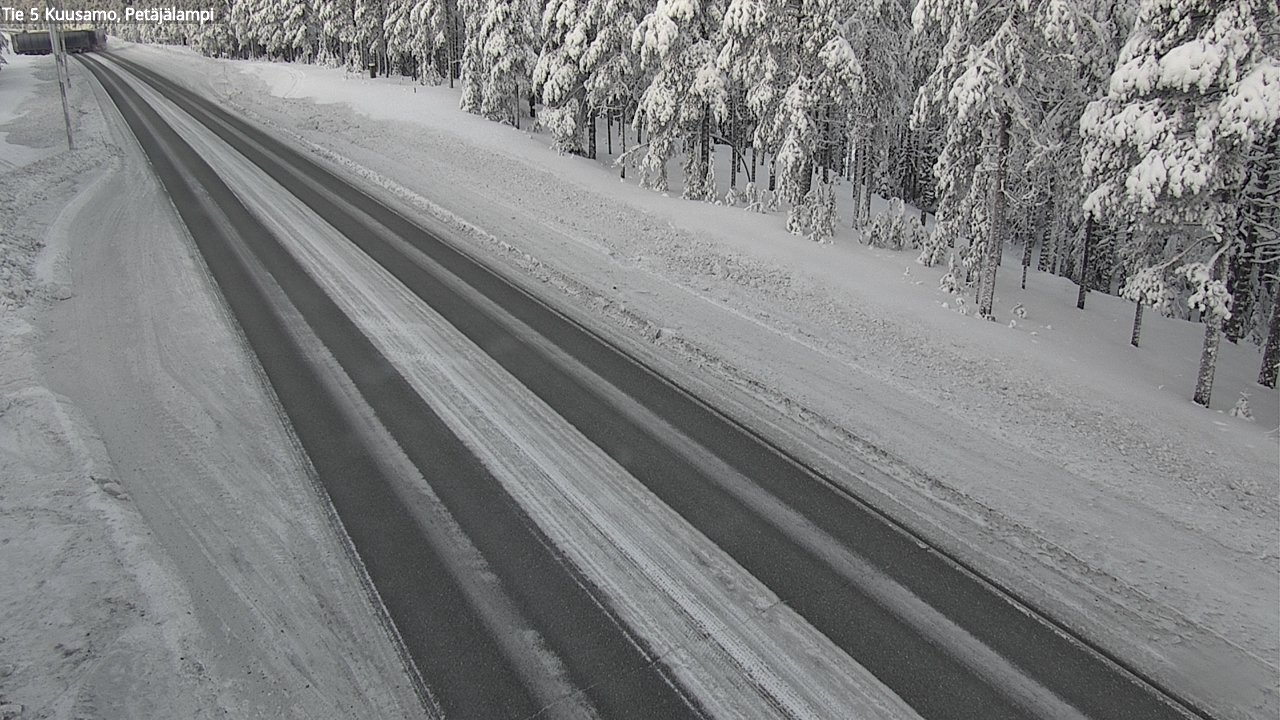 Weather Camera Image Road 5 Kuusamo, Petäjälampi, Kuusamo, Pohjois-Pohjanmaa