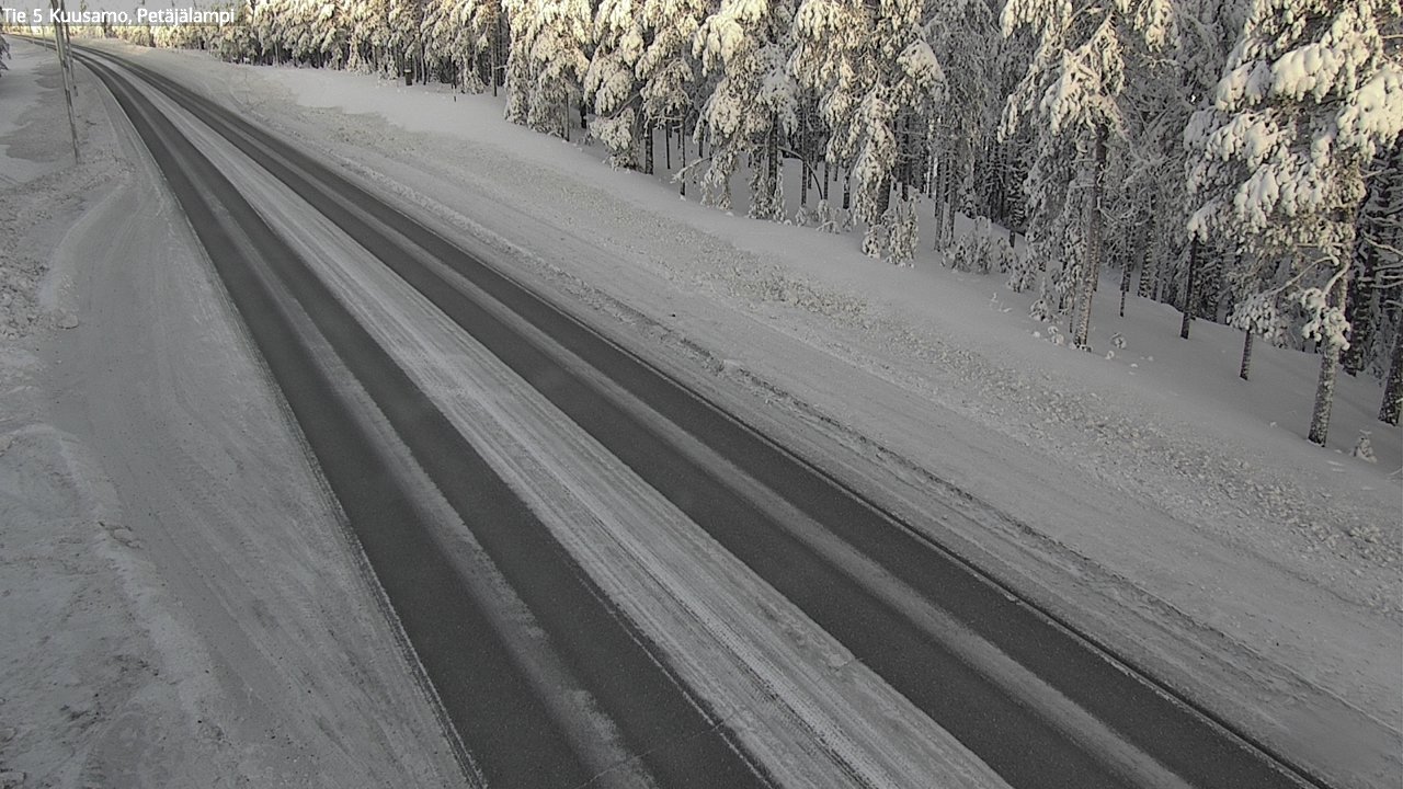 Kelikamerat Kuva Tie 5 Kuusamo, Petäjälampi, Kuusamo, Pohjois-Pohjanmaa