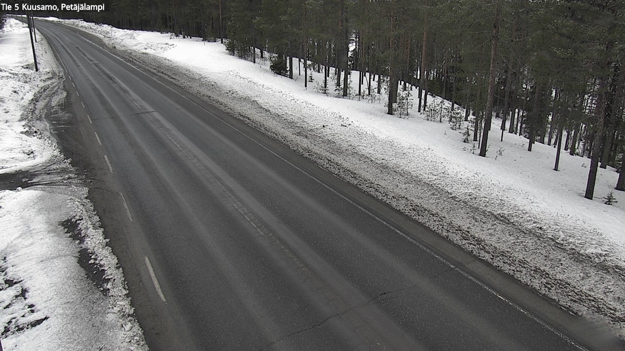 Kelikamerat Kuva Tie 5 Kuusamo, Petäjälampi, Kuusamo, Pohjois-Pohjanmaa