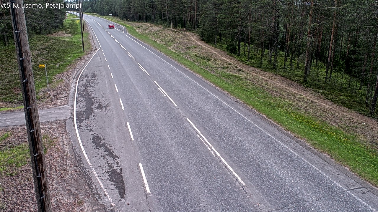 Kelikamerat Kuva Tie 5 Kuusamo, Petäjälampi, Kuusamo, Pohjois-Pohjanmaa