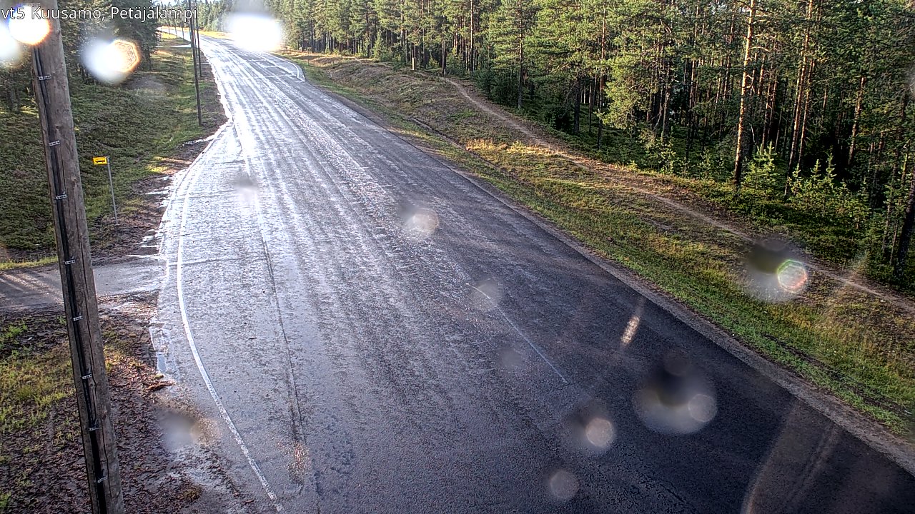 Kelikamerat Kuva Tie 5 Kuusamo, Petäjälampi, Kuusamo, Pohjois-Pohjanmaa