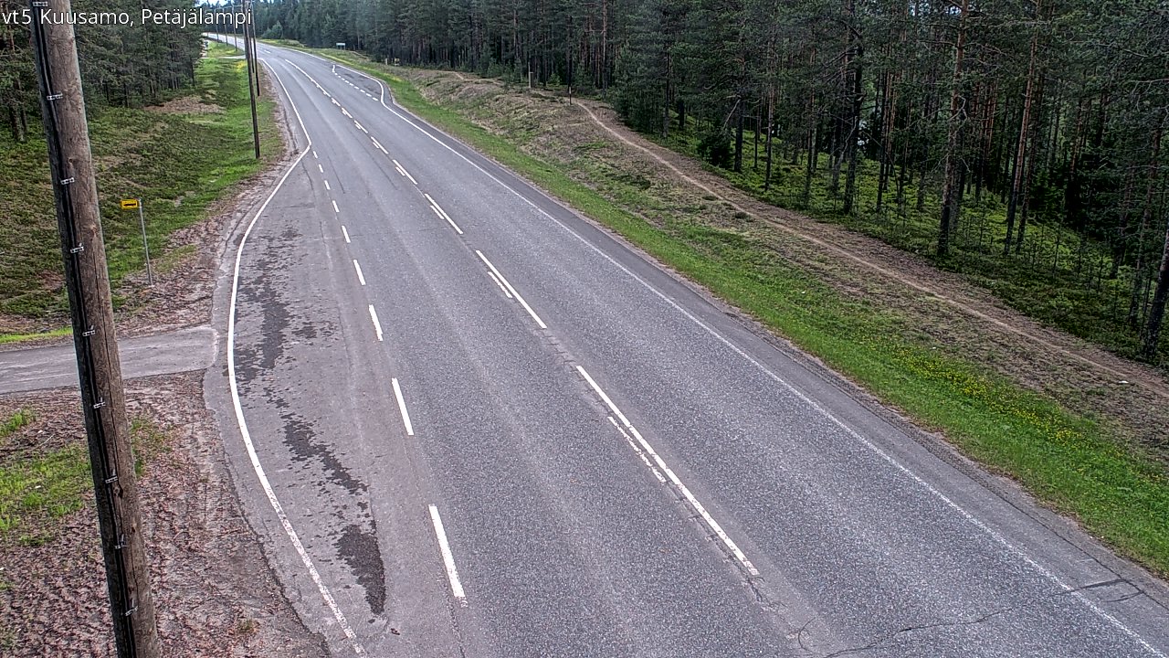 Kelikamerat Kuva Tie 5 Kuusamo, Petäjälampi, Kuusamo, Pohjois-Pohjanmaa