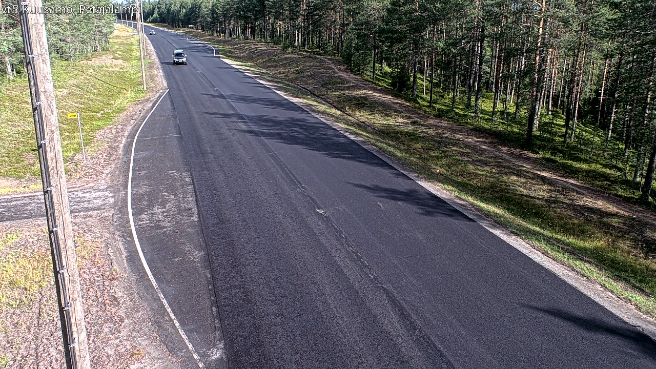 Kelikamerat Kuva Tie 5 Kuusamo, Petäjälampi, Kuusamo, Pohjois-Pohjanmaa