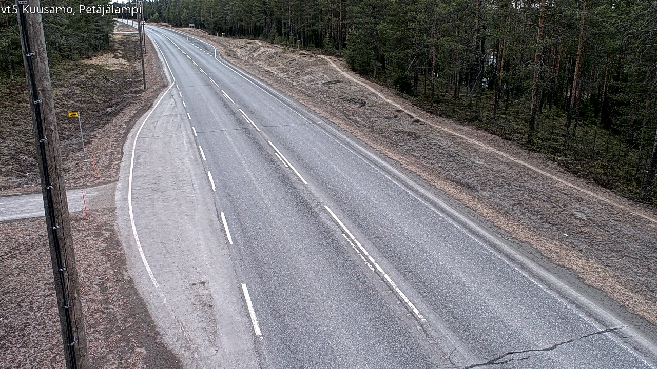 Kelikamerat Kuva Tie 5 Kuusamo, Petäjälampi, Kuusamo, Pohjois-Pohjanmaa