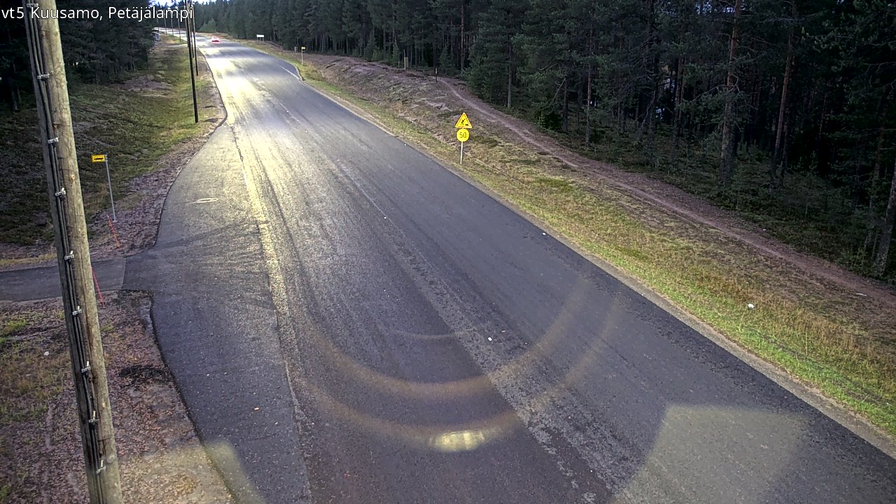 Kelikamerat Kuva Tie 5 Kuusamo, Petäjälampi, Kuusamo, Pohjois-Pohjanmaa