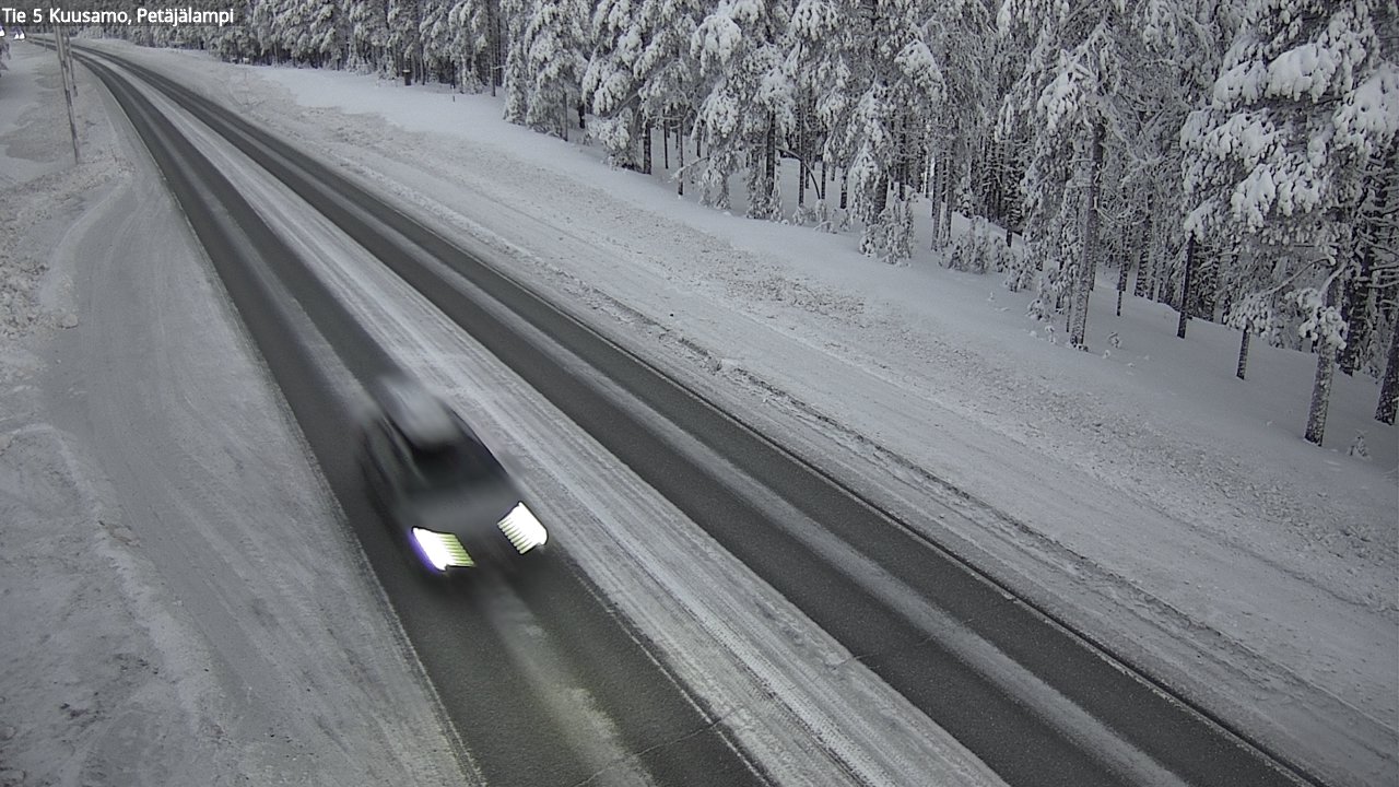 Kelikamerat Kuva Tie 5 Kuusamo, Petäjälampi, Kuusamo, Pohjois-Pohjanmaa
