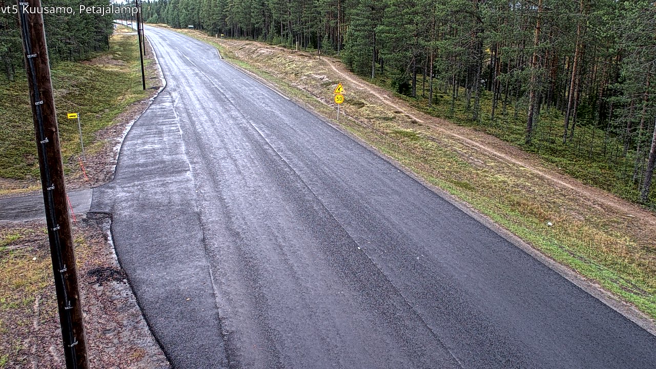 Kelikamerat Kuva Tie 5 Kuusamo, Petäjälampi, Kuusamo, Pohjois-Pohjanmaa