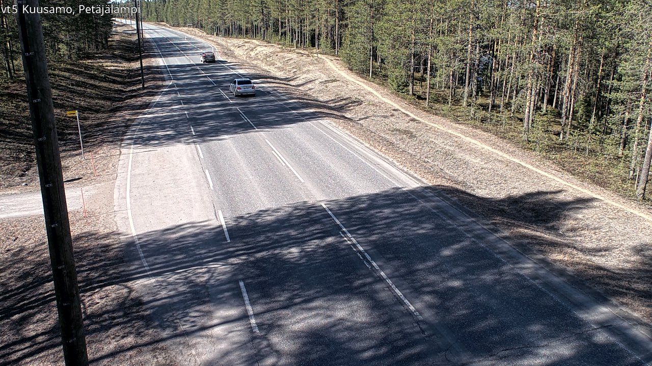 Kelikamerat Kuva Tie 5 Kuusamo, Petäjälampi, Kuusamo, Pohjois-Pohjanmaa