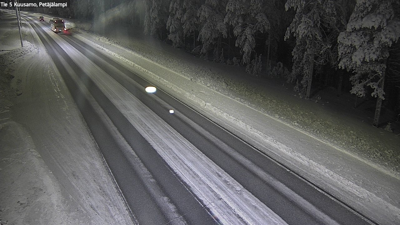 Weather Camera Image Road 5 Kuusamo, Petäjälampi, Kuusamo, Pohjois-Pohjanmaa