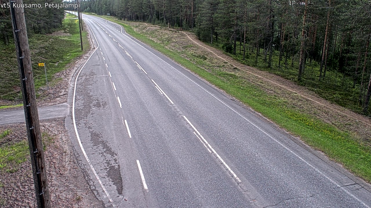 Kelikamerat Kuva Tie 5 Kuusamo, Petäjälampi, Kuusamo, Pohjois-Pohjanmaa