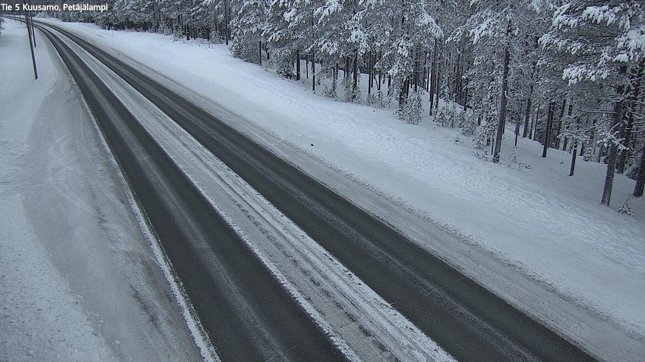 Kelikamerat Kuva Tie 5 Kuusamo, Petäjälampi, Kuusamo, Pohjois-Pohjanmaa