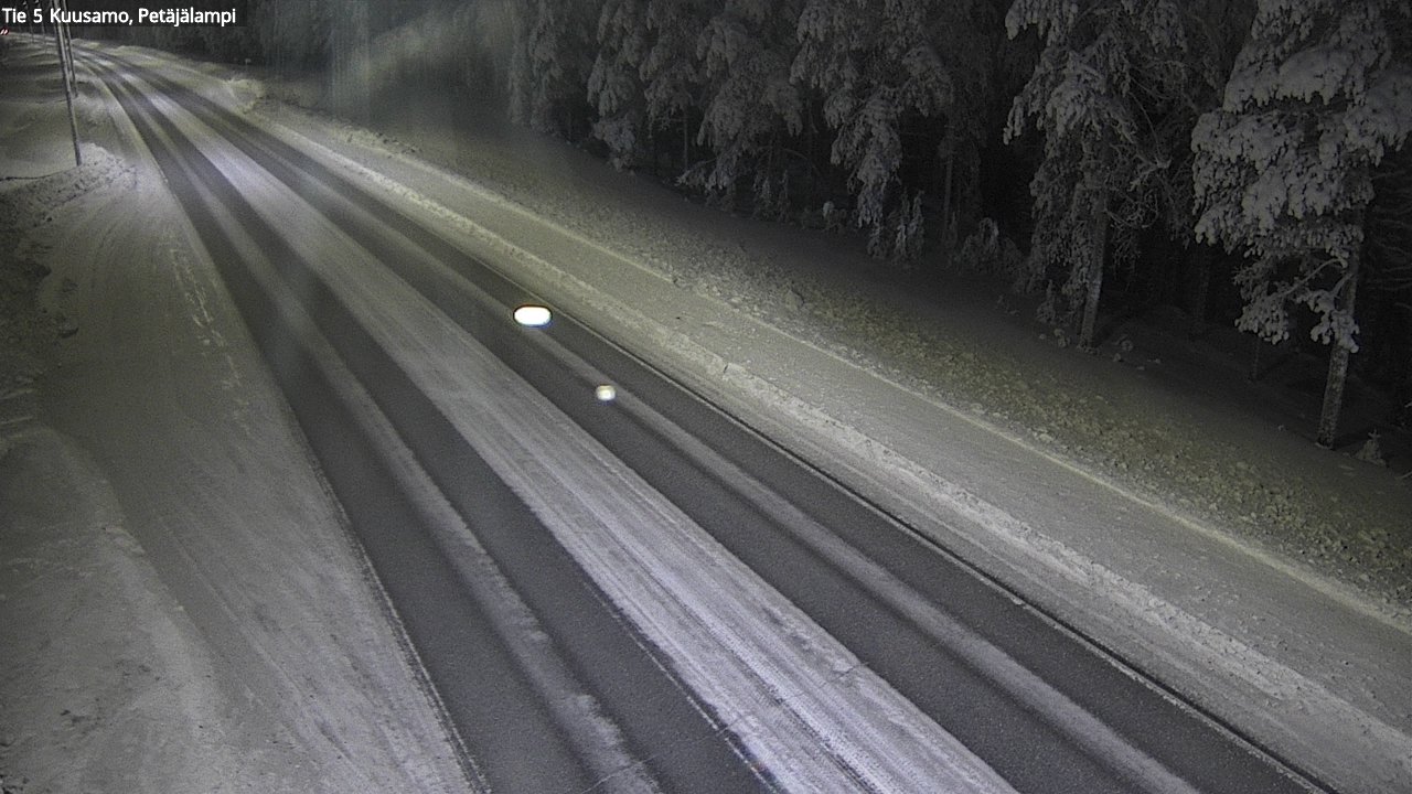 Weather Camera Image Road 5 Kuusamo, Petäjälampi, Kuusamo, Pohjois-Pohjanmaa