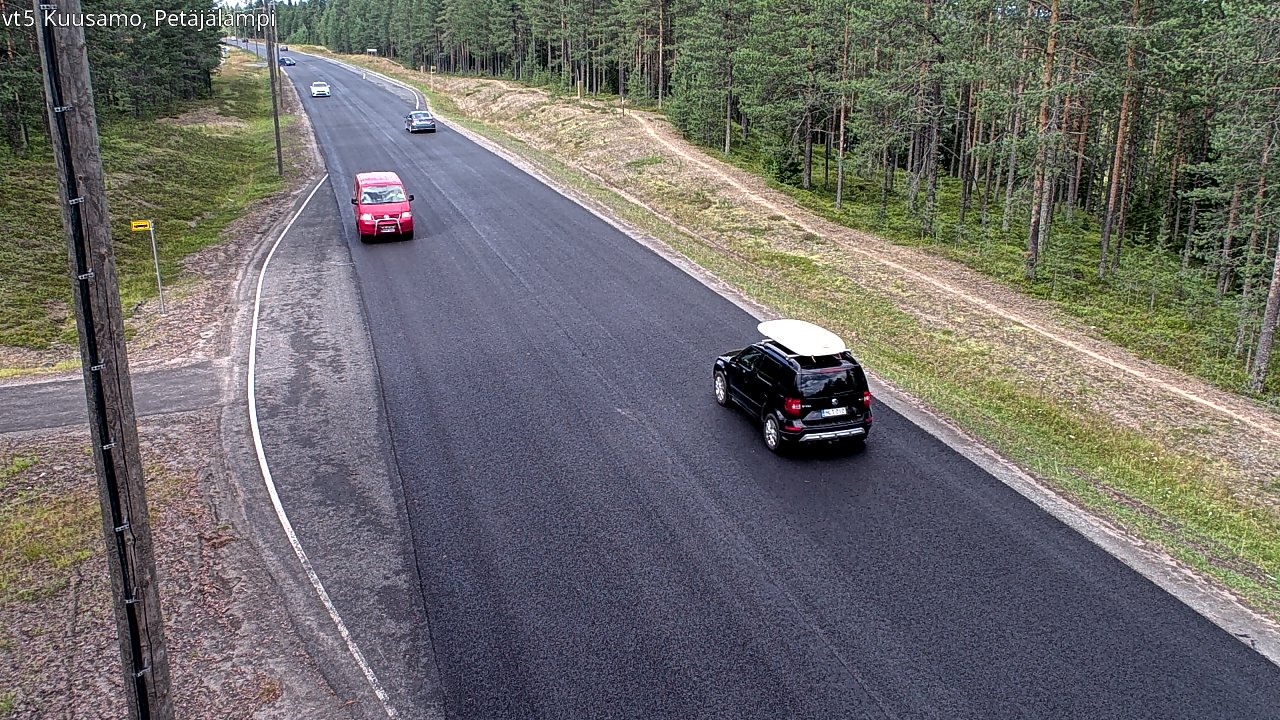 Kelikamerat Kuva Tie 5 Kuusamo, Petäjälampi, Kuusamo, Pohjois-Pohjanmaa