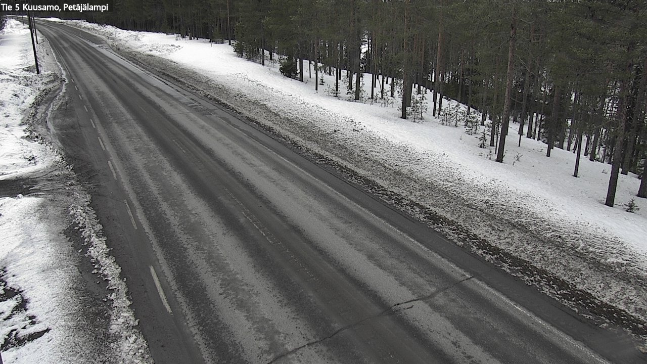 Kelikamerat Kuva Tie 5 Kuusamo, Petäjälampi, Kuusamo, Pohjois-Pohjanmaa