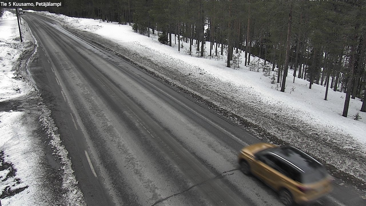 Weather Camera Image Road 5 Kuusamo, Petäjälampi, Kuusamo, Pohjois-Pohjanmaa