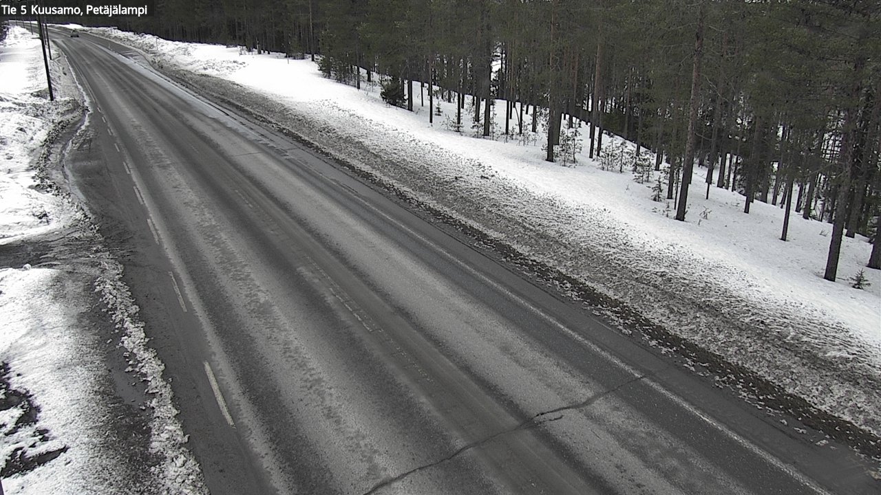 Weather Camera Image Road 5 Kuusamo, Petäjälampi, Kuusamo, Pohjois-Pohjanmaa