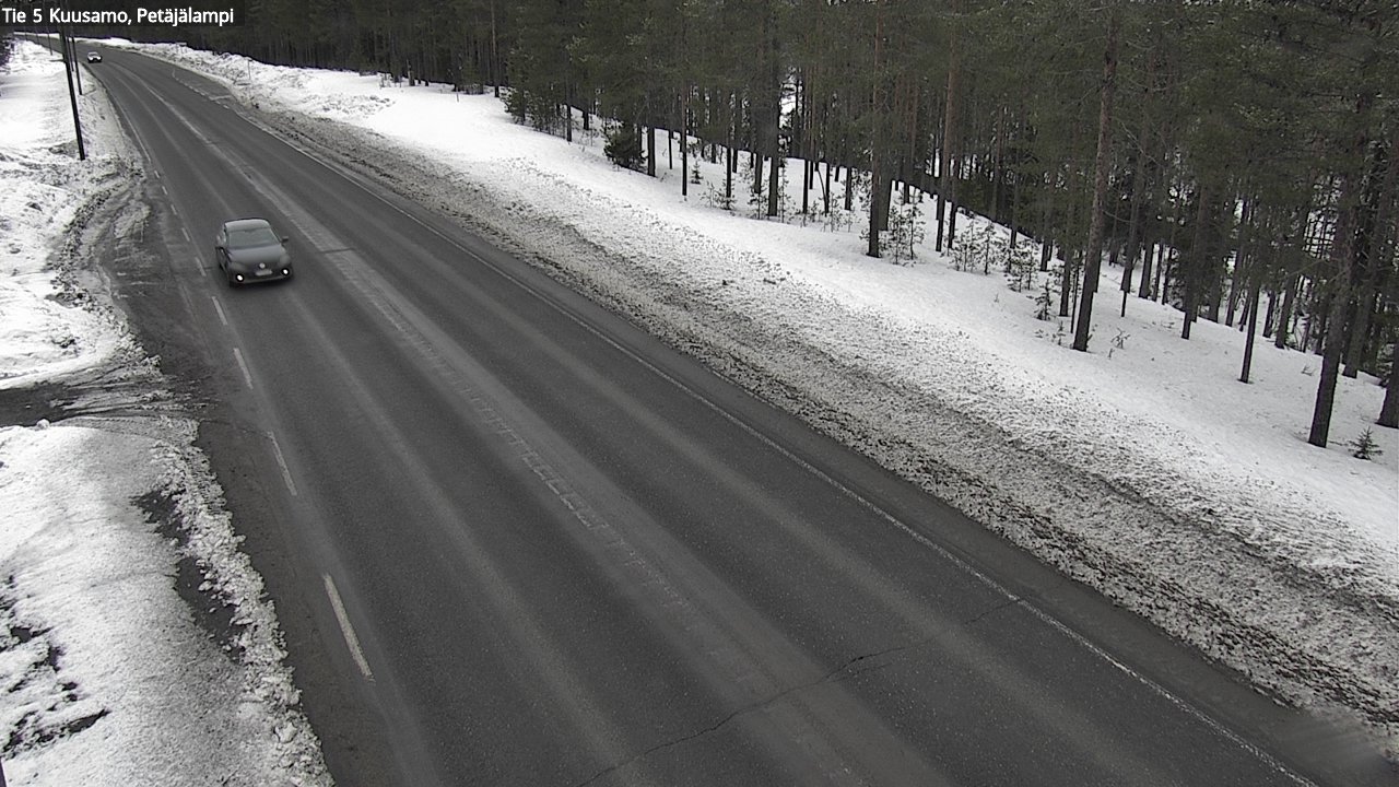 Kelikamerat Kuva Tie 5 Kuusamo, Petäjälampi, Kuusamo, Pohjois-Pohjanmaa