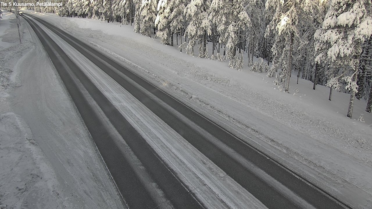 Kelikamerat Kuva Tie 5 Kuusamo, Petäjälampi, Kuusamo, Pohjois-Pohjanmaa