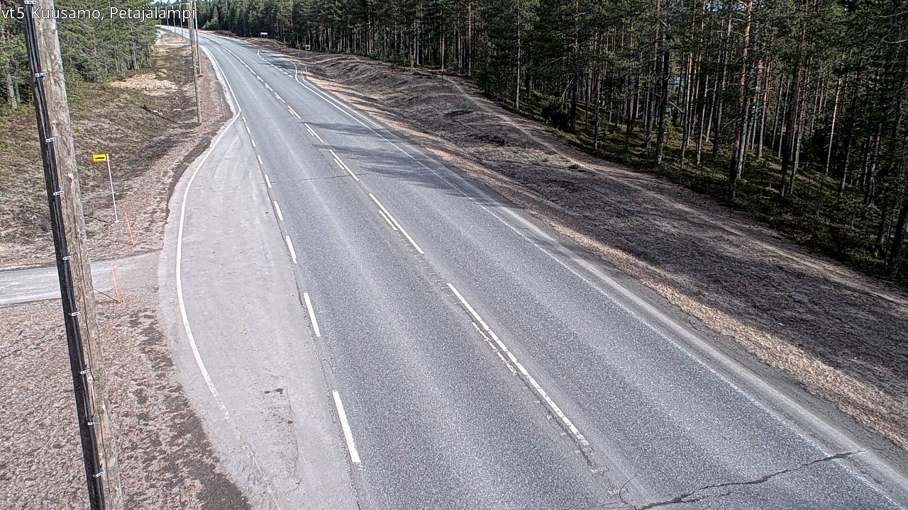 Kelikamerat Kuva Tie 5 Kuusamo, Petäjälampi, Kuusamo, Pohjois-Pohjanmaa