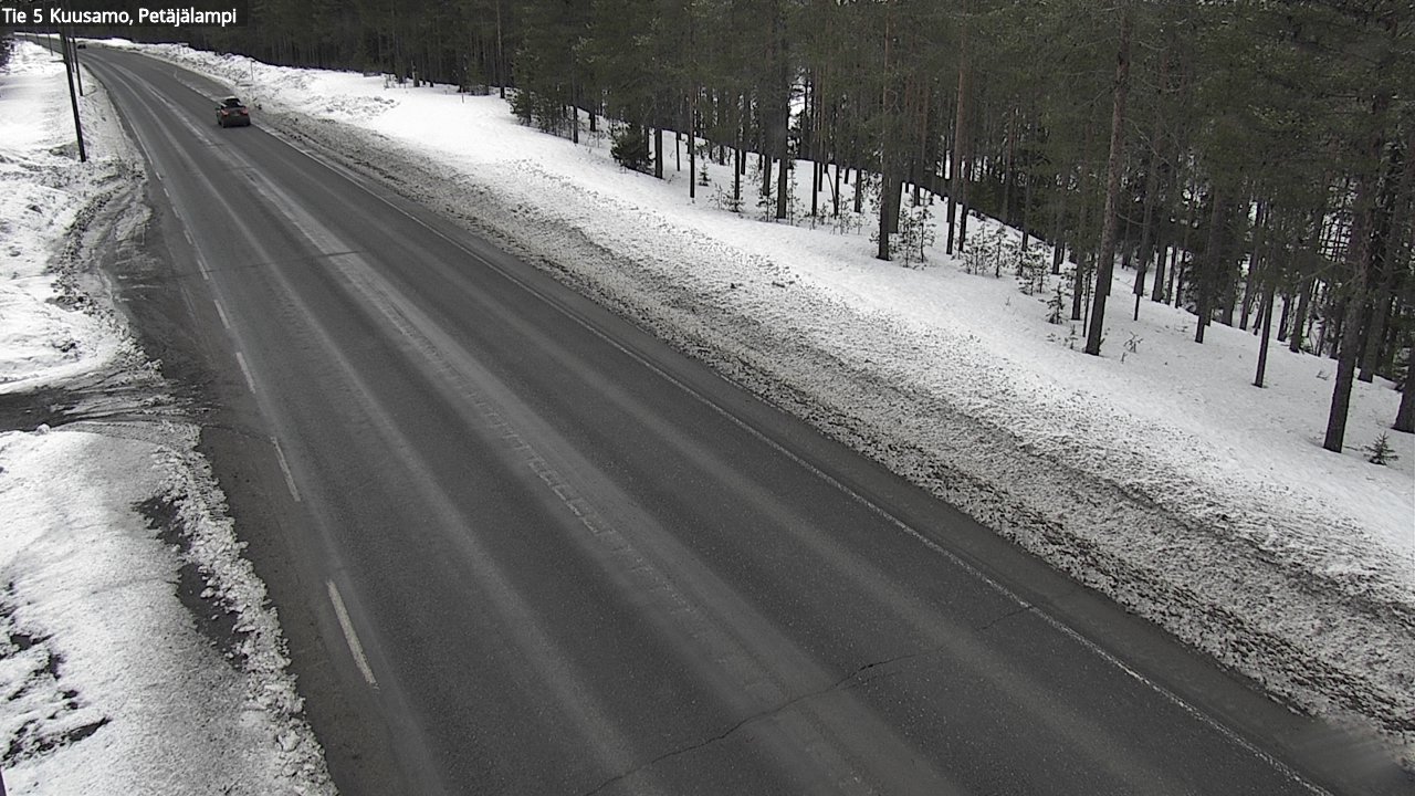 Kelikamerat Kuva Tie 5 Kuusamo, Petäjälampi, Kuusamo, Pohjois-Pohjanmaa