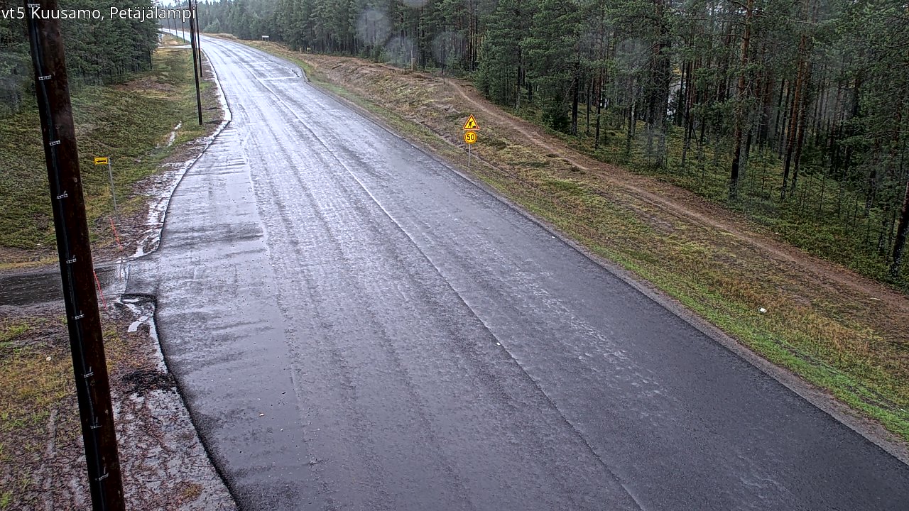 Kelikamerat Kuva Tie 5 Kuusamo, Petäjälampi, Kuusamo, Pohjois-Pohjanmaa