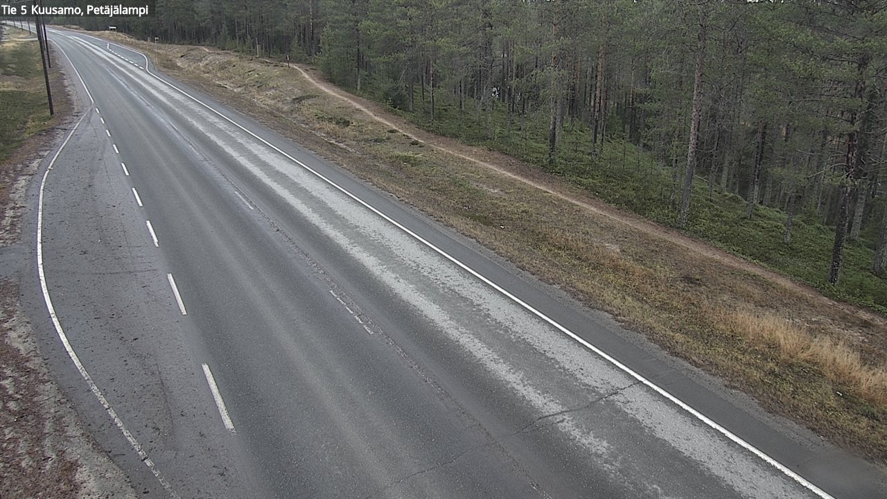 Kelikamerat Kuva Tie 5 Kuusamo, Petäjälampi, Kuusamo, Pohjois-Pohjanmaa