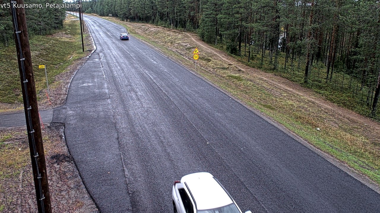 Weather Camera Image Road 5 Kuusamo, Petäjälampi, Kuusamo, Pohjois-Pohjanmaa