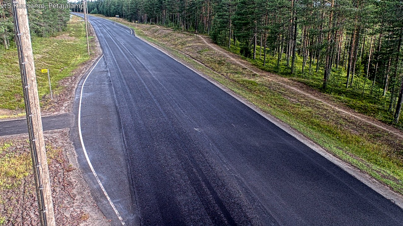 Kelikamerat Kuva Tie 5 Kuusamo, Petäjälampi, Kuusamo, Pohjois-Pohjanmaa