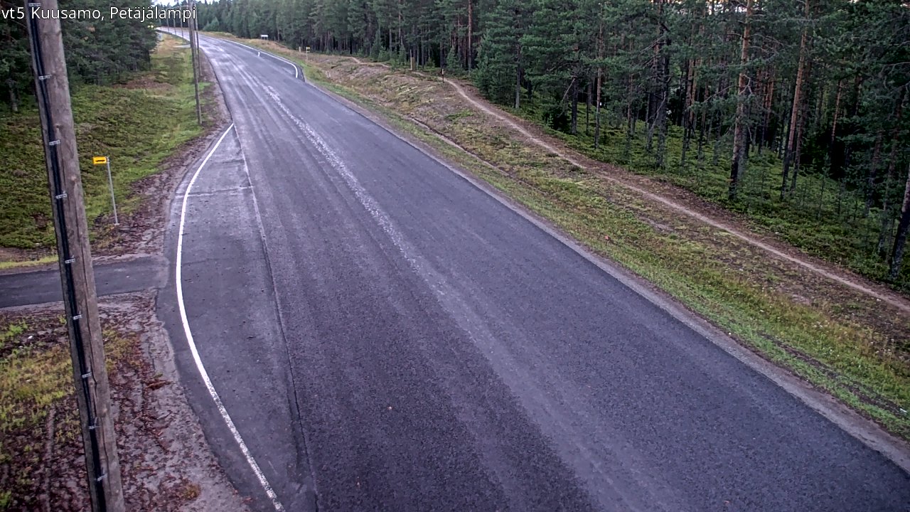 Kelikamerat Kuva Tie 5 Kuusamo, Petäjälampi, Kuusamo, Pohjois-Pohjanmaa