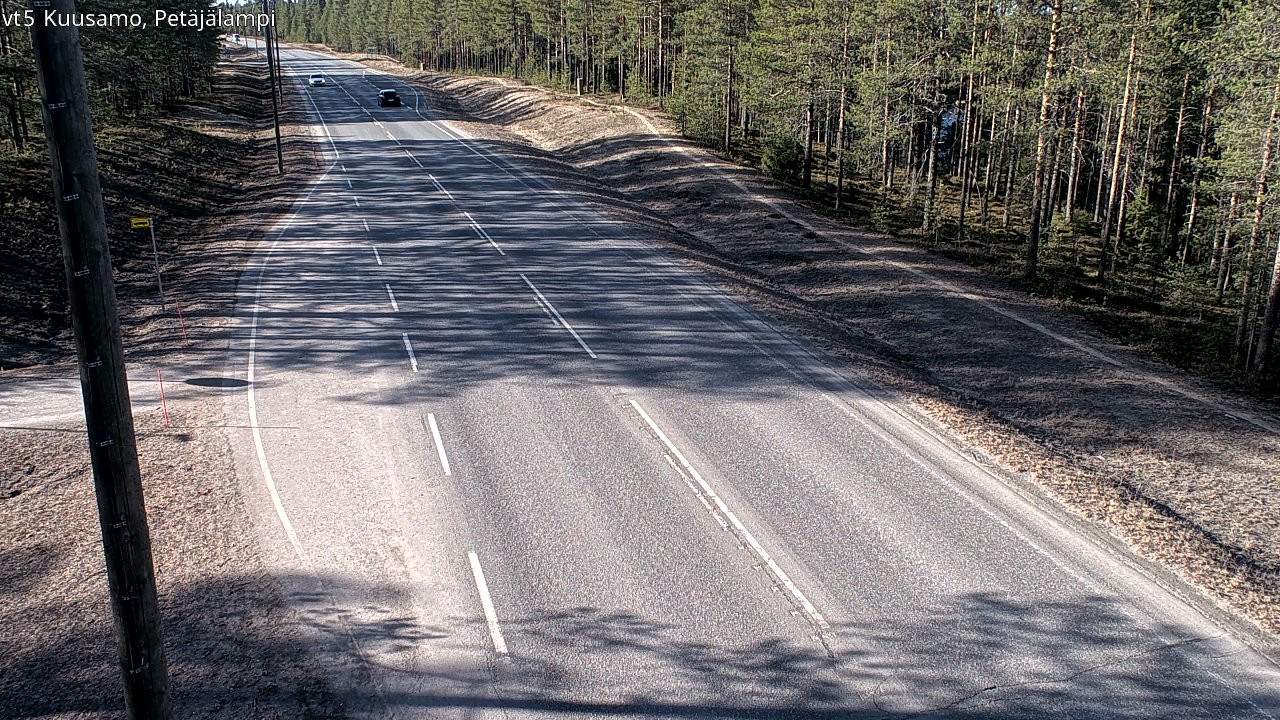 Kelikamerat Kuva Tie 5 Kuusamo, Petäjälampi, Kuusamo, Pohjois-Pohjanmaa