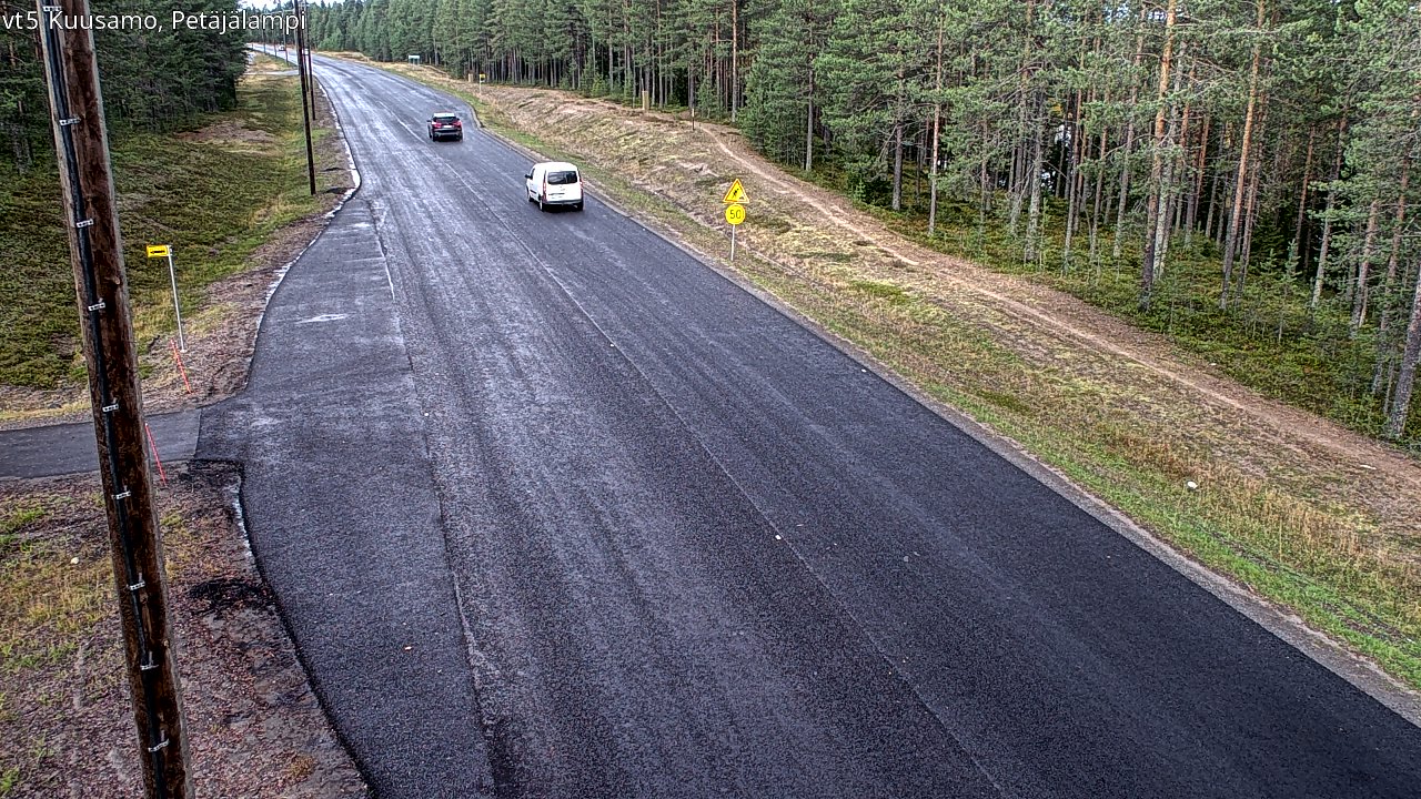 Kelikamerat Kuva Tie 5 Kuusamo, Petäjälampi, Kuusamo, Pohjois-Pohjanmaa
