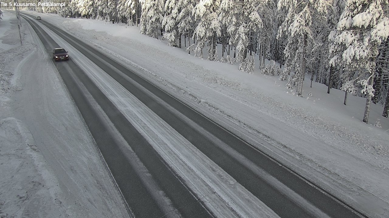 Kelikamerat Kuva Tie 5 Kuusamo, Petäjälampi, Kuusamo, Pohjois-Pohjanmaa