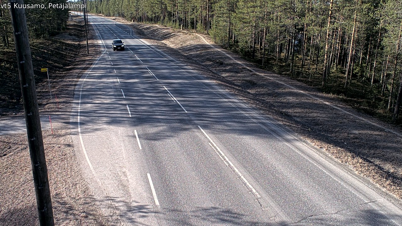 Kelikamerat Kuva Tie 5 Kuusamo, Petäjälampi, Kuusamo, Pohjois-Pohjanmaa