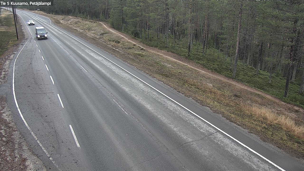 Kelikamerat Kuva Tie 5 Kuusamo, Petäjälampi, Kuusamo, Pohjois-Pohjanmaa