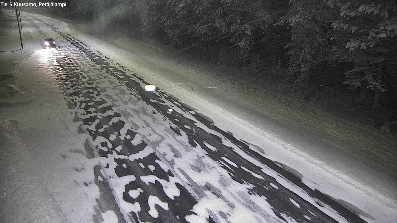 Kelikamerat Kuva Tie 5 Kuusamo, Petäjälampi, Kuusamo, Pohjois-Pohjanmaa