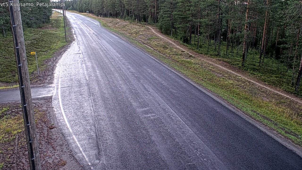 Kelikamerat Kuva Tie 5 Kuusamo, Petäjälampi, Kuusamo, Pohjois-Pohjanmaa