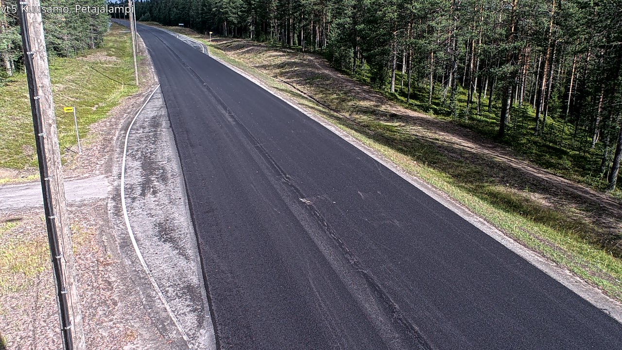 Kelikamerat Kuva Tie 5 Kuusamo, Petäjälampi, Kuusamo, Pohjois-Pohjanmaa