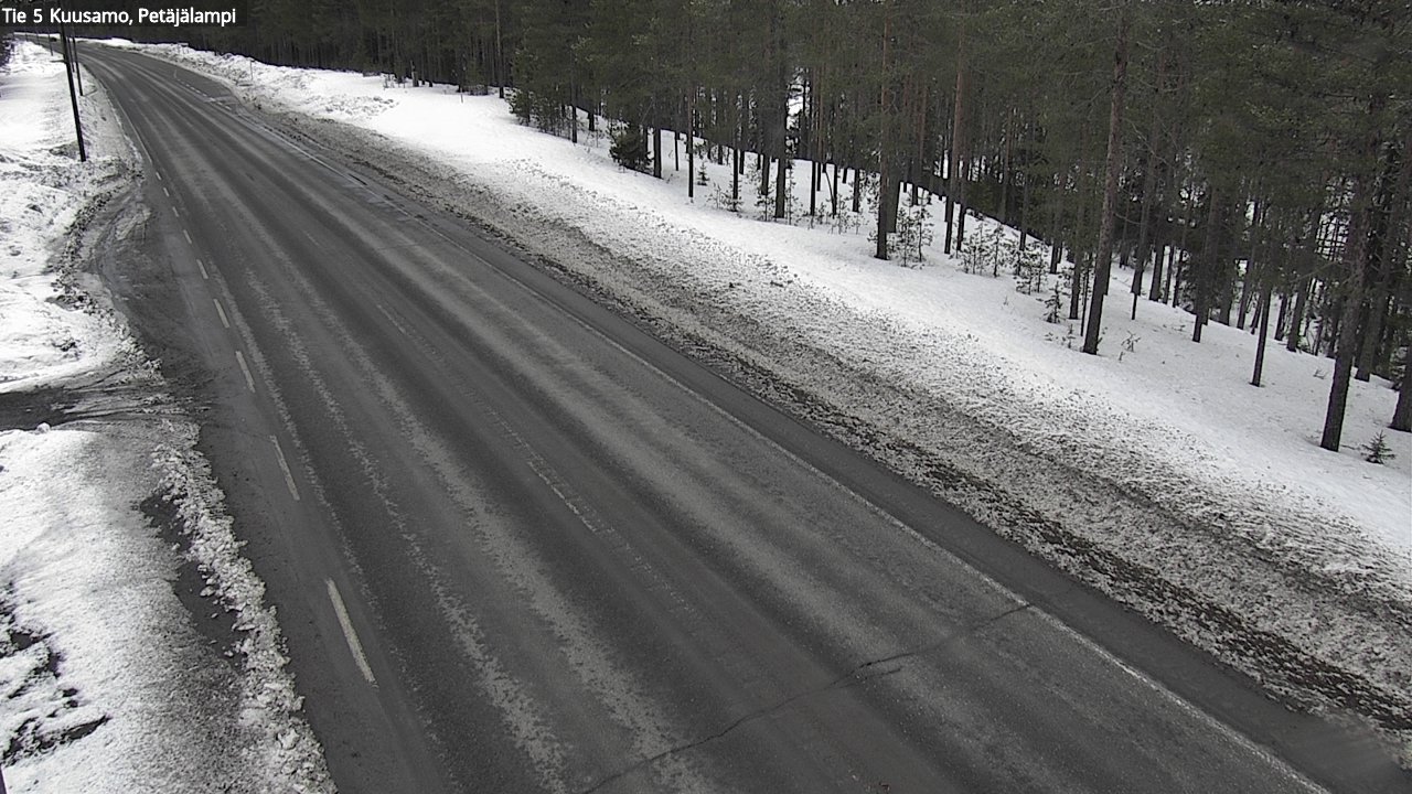 Kelikamerat Kuva Tie 5 Kuusamo, Petäjälampi, Kuusamo, Pohjois-Pohjanmaa