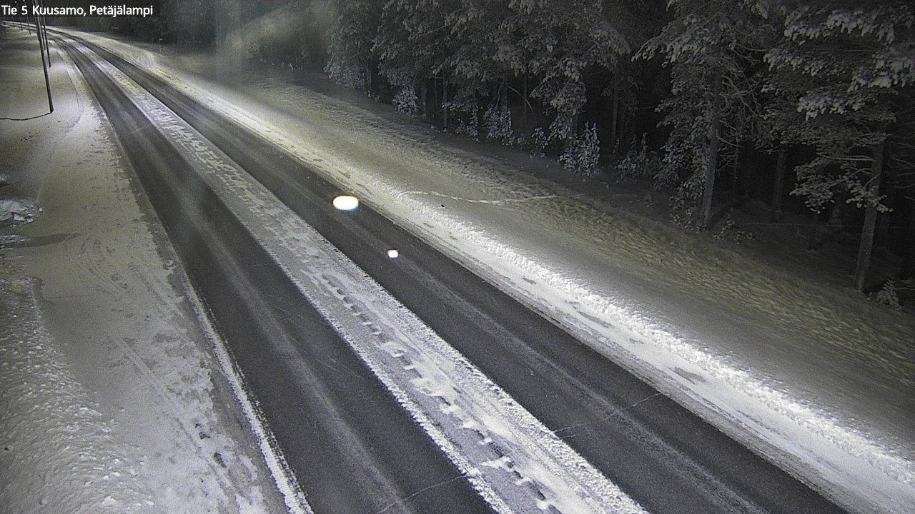 Kelikamerat Kuva Tie 5 Kuusamo, Petäjälampi, Kuusamo, Pohjois-Pohjanmaa