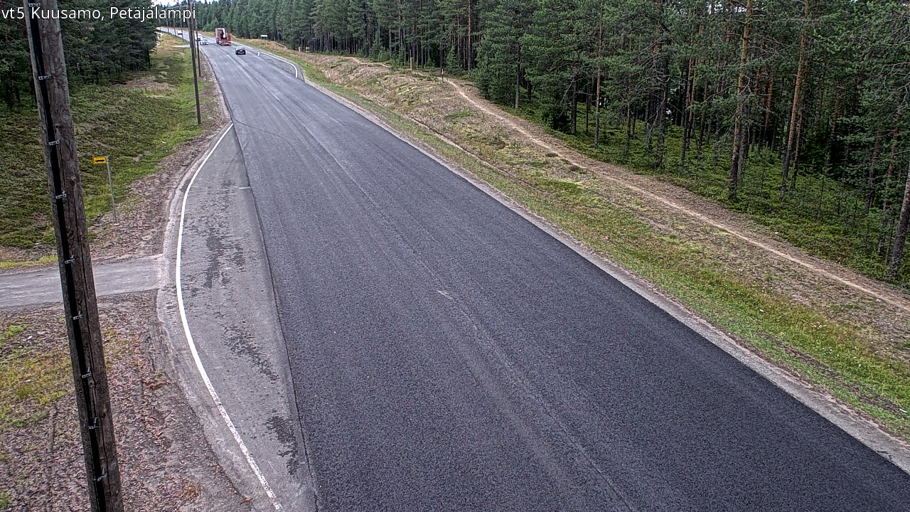 Kelikamerat Kuva Tie 5 Kuusamo, Petäjälampi, Kuusamo, Pohjois-Pohjanmaa