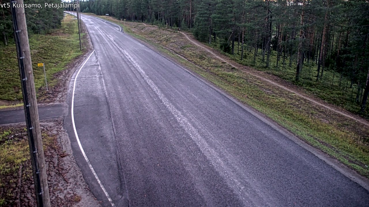Kelikamerat Kuva Tie 5 Kuusamo, Petäjälampi, Kuusamo, Pohjois-Pohjanmaa