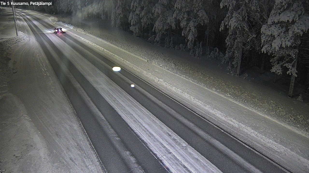 Weather Camera Image Road 5 Kuusamo, Petäjälampi, Kuusamo, Pohjois-Pohjanmaa