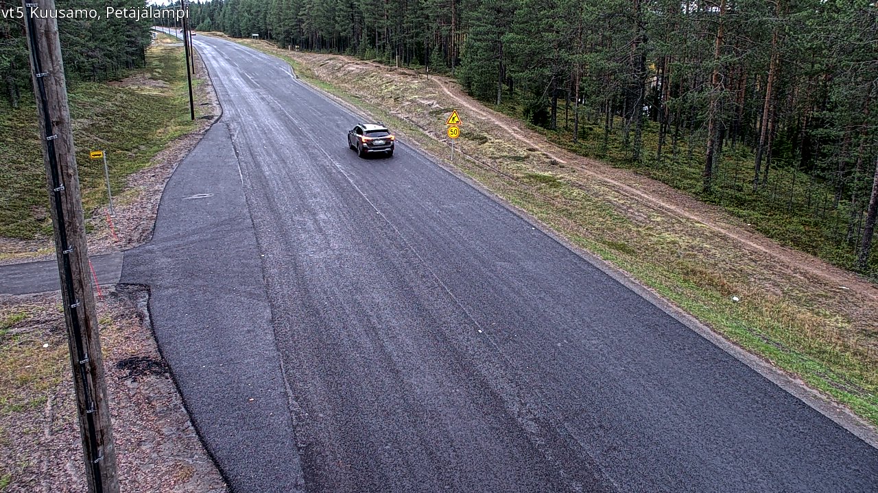 Kelikamerat Kuva Tie 5 Kuusamo, Petäjälampi, Kuusamo, Pohjois-Pohjanmaa